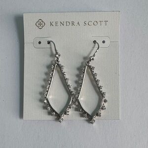 Kendra Scott Silver Crystal Earrings